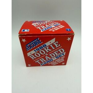 Score 1988 Rookie & Traded Baseball Card Set 110 Player 10 Trivia Cards 9950-8